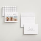 "Triptych" - Save the Dates in Onyx by Genna Blackburn - Assembled