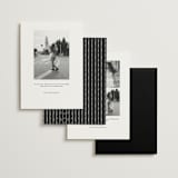 "Beautifully Scripted" - Save the Dates in Pearl by Hooray Creative - Back of Card Options