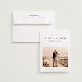 "Elegant Space" - Save the Dates in Sugar by Jessica Williams - Save the Date with Envelope