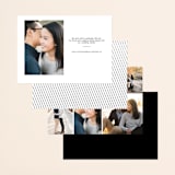 "hand-written" - Save the Dates in Ebony by Lindsay Stetson Thompson - Back of Card Options