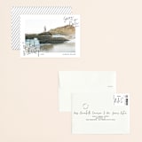 "hand-written" - Save the Dates in Ebony by Lindsay Stetson Thompson - Assembled