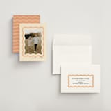 "Wavy" - Save the Dates in Seashell by Robert and Stella - Assembled