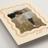 "Wavy" - Save the Dates in Seashell by Robert and Stella - Detail