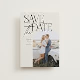 "Penelope" - Save the Dates in Ecru by Morgan Kendall - Front