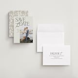 "Penelope" - Save the Dates in Ecru by Morgan Kendall - Assembled