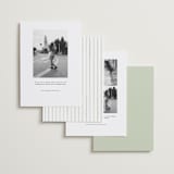 "watercolor flowers crest" - Save the Dates in Moss by Cass Loh - Back of Card Options