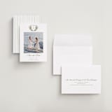 "watercolor flowers crest" - Save the Dates in Moss by Cass Loh - Assembled