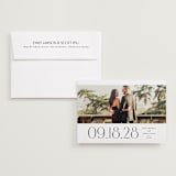 "Heights" - Save the Dates in Tux by Lea Delaveris - Save the Date with Envelope