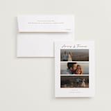 "Soulmates" - Save the Dates in Linen by Jen Tips - Save the Date with Envelope