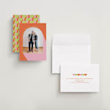 "Pop Art" - Save the Dates in Tangerine by Katie Zimpel - Assembled