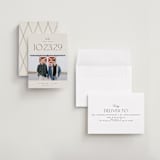 "romancing the date" - Save the Dates in Ivory by Carolyn Nicks - Assembled