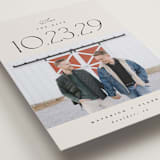 "romancing the date" - Save the Dates in Ivory by Carolyn Nicks - Detail