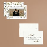 "Floral Edge" - Save the Dates in Bluebell by Alethea and Ruth - Assembled