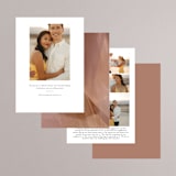 "Folio" - Save the Dates in Salt by Olivia Kanaley Inman - Back of Card Options