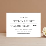 "Classic" - Save the Dates in Tuxedo by Lauren Chism - Front