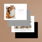 "Classic" - Save the Dates in Tuxedo by Lauren Chism - Back of Card Options