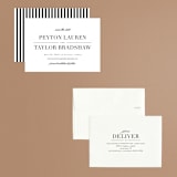 "Classic" - Save the Dates in Tuxedo by Lauren Chism - Assembled
