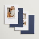 "Neddy" - Save the Dates in Blue Spruce by Carrie ONeal - Back of Card Options