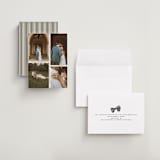 "Grid" - Save the Dates in Ecru by Morgan Kendall - Assembled