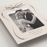 "Bow" - Save the Dates in Tuxedo by Corinne Malesic - Detail
