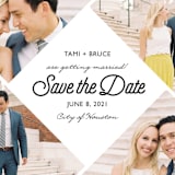 "A Modern Love" - Save the Dates in Lily by Thuy Do - Detail
