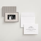 "Linea" - Save the Dates in Noir by Pixel and Hank - Assembled