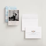 "Swan Crest" - Save the Dates in Royal by Cass Loh - Assembled
