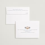 "Swan Crest" - Save the Dates in Royal by Cass Loh - FREE Recipient Addressing