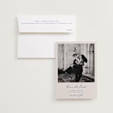 "Swan Crest" - Save the Dates in Royal by Cass Loh - Save the Date with Envelope