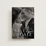 "Swoop" - Save the Dates in Pearl by Everett Paper Goods - Front