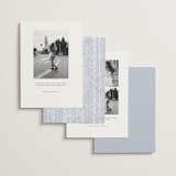 "Vintage Sketched" - Save the Dates in Wisteria by Jenna Holcomb - Back of Card Options