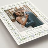 "Vintage Sketched" - Save the Dates in Wisteria by Jenna Holcomb - Detail