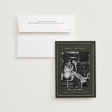 "refined" - Save the Dates in Olive by Nicole Walsh - Save the Date with Envelope