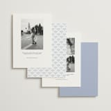"Ocean Dreams" - Save the Dates in Pale Cerulean by Sabrin Deirani - Back of Card Options
