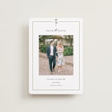 "Palm Monogram" - Save the Dates in Leaf by Olivia Raufman - Front