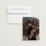 "Lettra" - Save the Dates in Pearl by Up Up Creative - Save the Date with Envelope