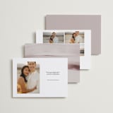 "Blush" - Save the Dates in Rose by Sumak Studio - Back of Card Options