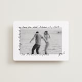 "Showered" - Save the Dates in Graphite by Claudia Orengo - Front