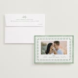 "Charming" - Save the Dates in Meadow by Melanie Kosuge - Save the Date with Envelope