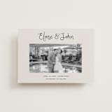 "Camellia" - Save the Dates in Tuxedo by Megan Davis - Front