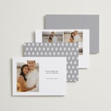 "Whimsical" - Save the Dates in Snow by Emily Sabol Goss - Back of Card Options