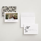 "Glacier" - Save the Dates in Ink by Wildfield Paper Co - Assembled