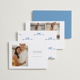 "Royal" - Save the Dates in Cobalt by Petra Kern - Back of Card Options