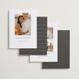 "And here we are" - Save the Dates in Marble by Lea Delaveris - Back of Card Options