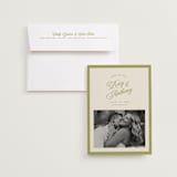 "rory" - Save the Dates in Olive by Ellen Schlegelmilch - Save the Date with Envelope