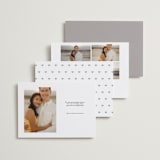 "Bella" - Save the Dates in Quartz by Kristie Kern - Back of Card Options