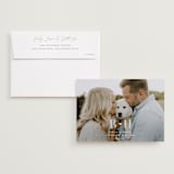 "Bella" - Save the Dates in Quartz by Kristie Kern - Save the Date with Envelope