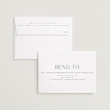 "Editorial lettering" - Save the Dates in Pearl by Ana de Sousa - FREE Recipient Addressing