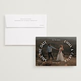 "Roundabout" - Save the Dates in Pearl by Susan Asbill - Save the Date with Envelope