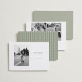 "Court" - Save the Dates in Leaf by Kate Ahn - Back of Card Options